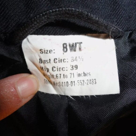 BREMEN BOWDON WOMEN's sz8WT ASU ARMY SERVICE UNIFORM JACKET BLUE LD 3855 - Picture 11 of 12